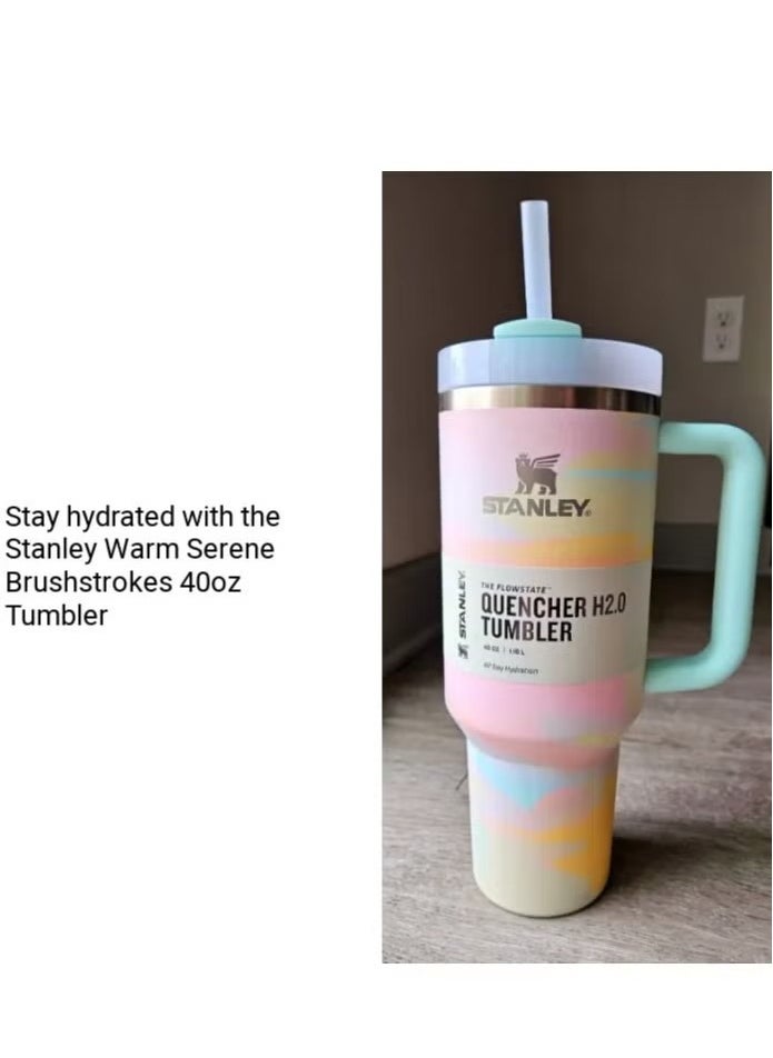 Stanley - Stainless Steel Vacuum Insulated Tumbler with Lid and Straw for Water, Iced Tea or Coffee, Smoothie and More, 40 oz multicolour - Image 1