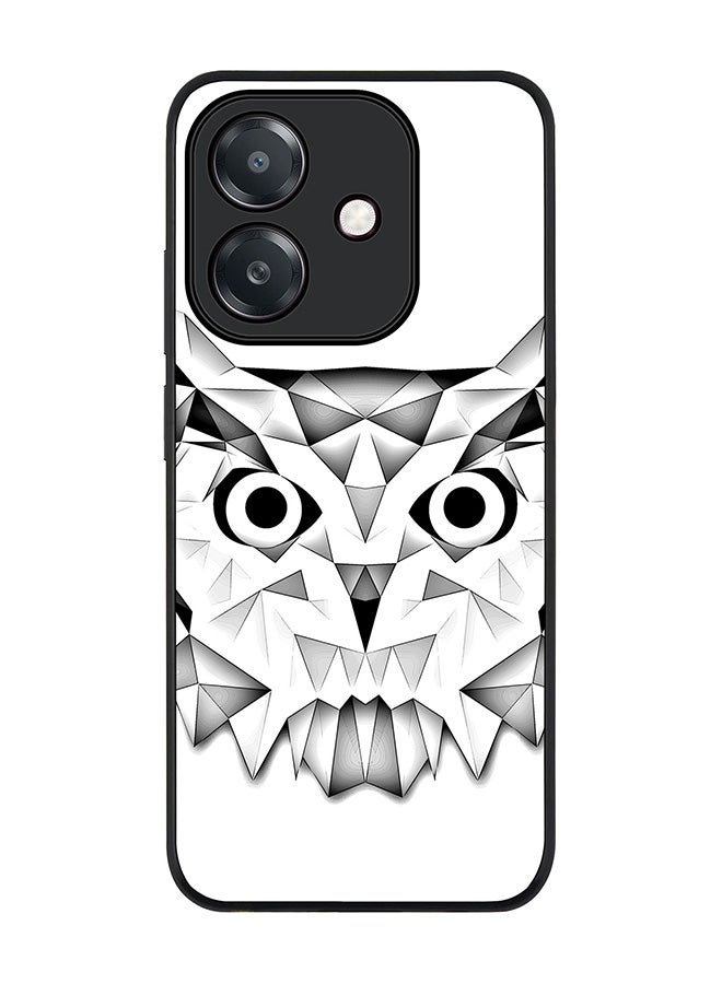 Stylizedd For Oppo A5i Case,Slim fit Camera Protection, Shockproof Thin Phone cover  - Poly Owl