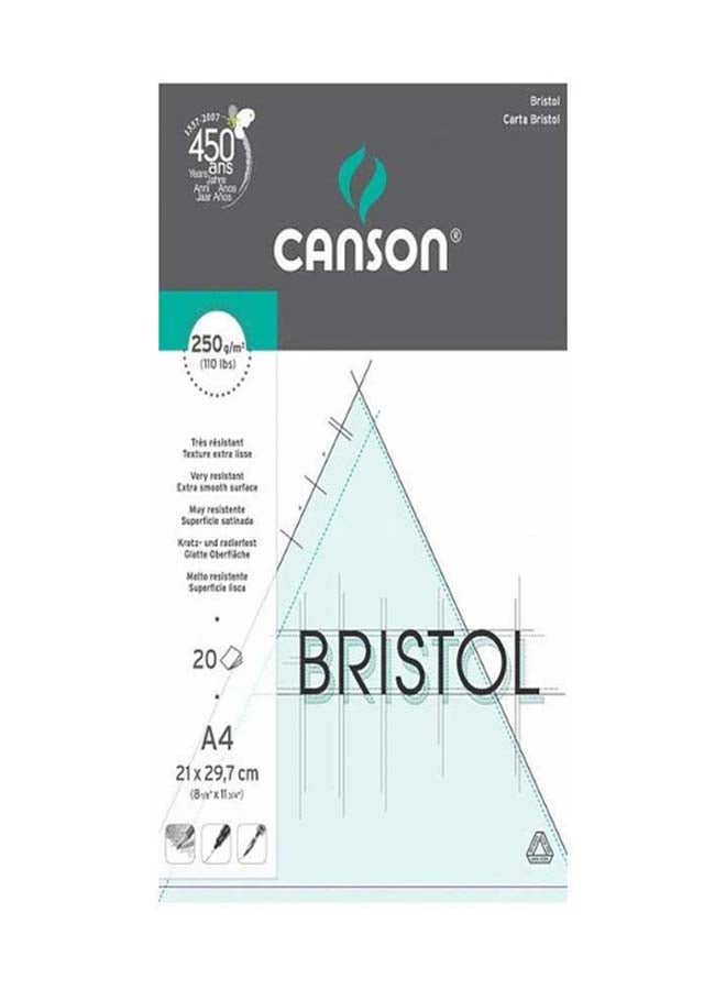 CANSON Canson Bristol Sketchbook-A4- 250gm