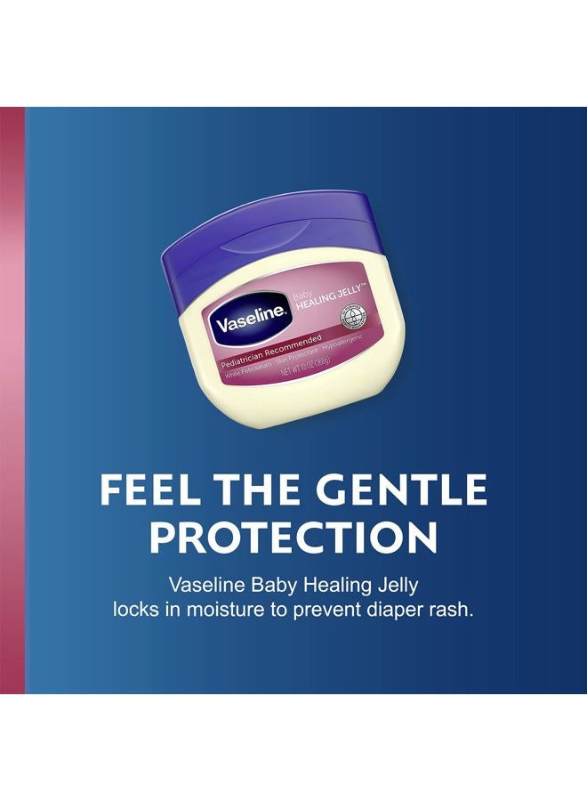 Vaseline Pure Petroleum Jelly Baby, Dermatologist Recommended, Hypoallergenic, Skin Protectant, Treat & Prevent Diaper Rash and Chafed Skin, Seals out Wetness, 2 Pack -13oz - Image 5