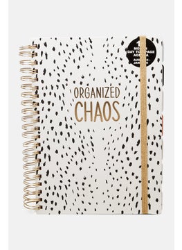 18 Month Agenda Planner, White Combo