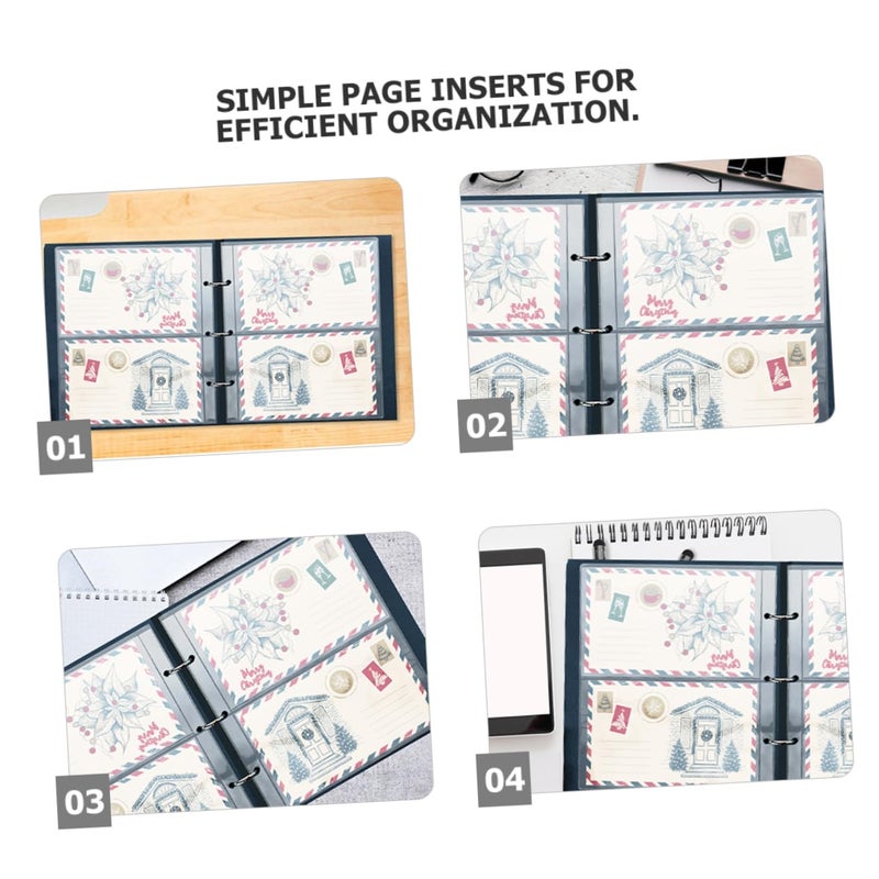 Clear Banknote Storage Sleeves 2 Pack Protective Currency Binder Pages for Safe Organization - Image 3
