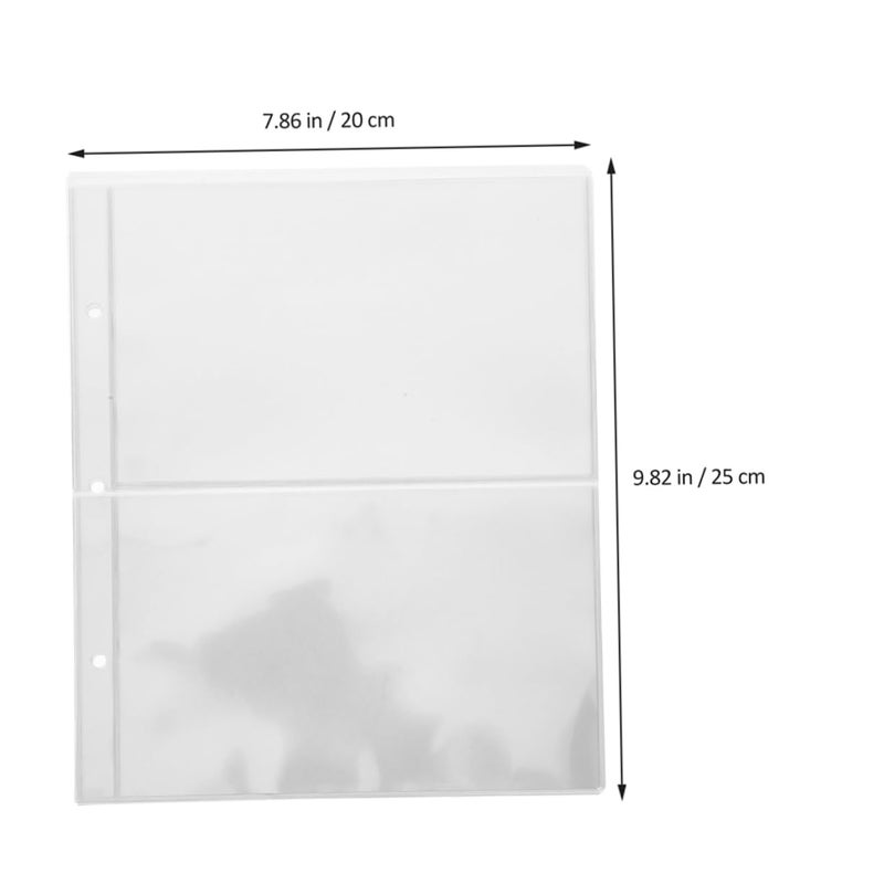 Clear Banknote Storage Sleeves 2 Pack Protective Currency Binder Pages for Safe Organization - Image 4
