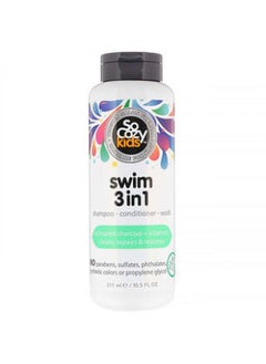 SoCozy SoCozy, Kids, Swim 3 in 1, Shampoo - Conditioner - Wash, 10.5 fl oz (311 ml) 