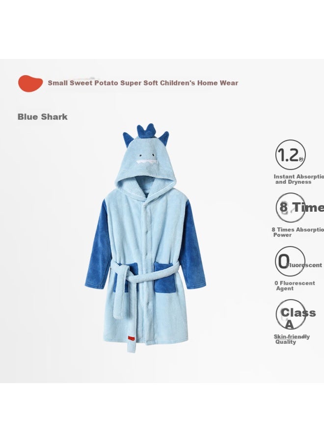 Potatokids Sweet Potato Kids Bathrobe Boys Girls Absorbent - Image 4