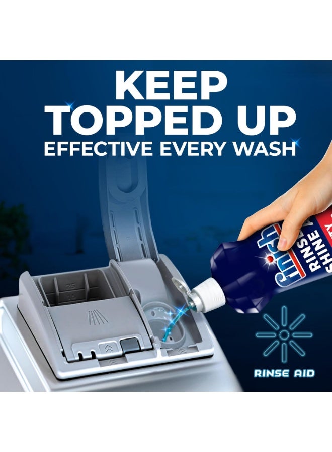 فنيش فينش مساعد شطف وتلميع لغسالة الصحون - حماية من البقع برائحة الليمون المنعش - 400 مل (يكفي حتى 80 غسلة) - Image 3