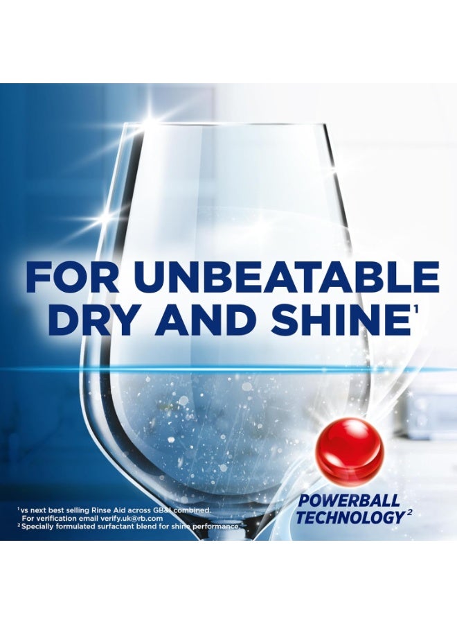 فنيش فينش مساعد شطف وتلميع لغسالة الصحون - حماية من البقع برائحة الليمون المنعش - 400 مل (يكفي حتى 80 غسلة) - Image 2