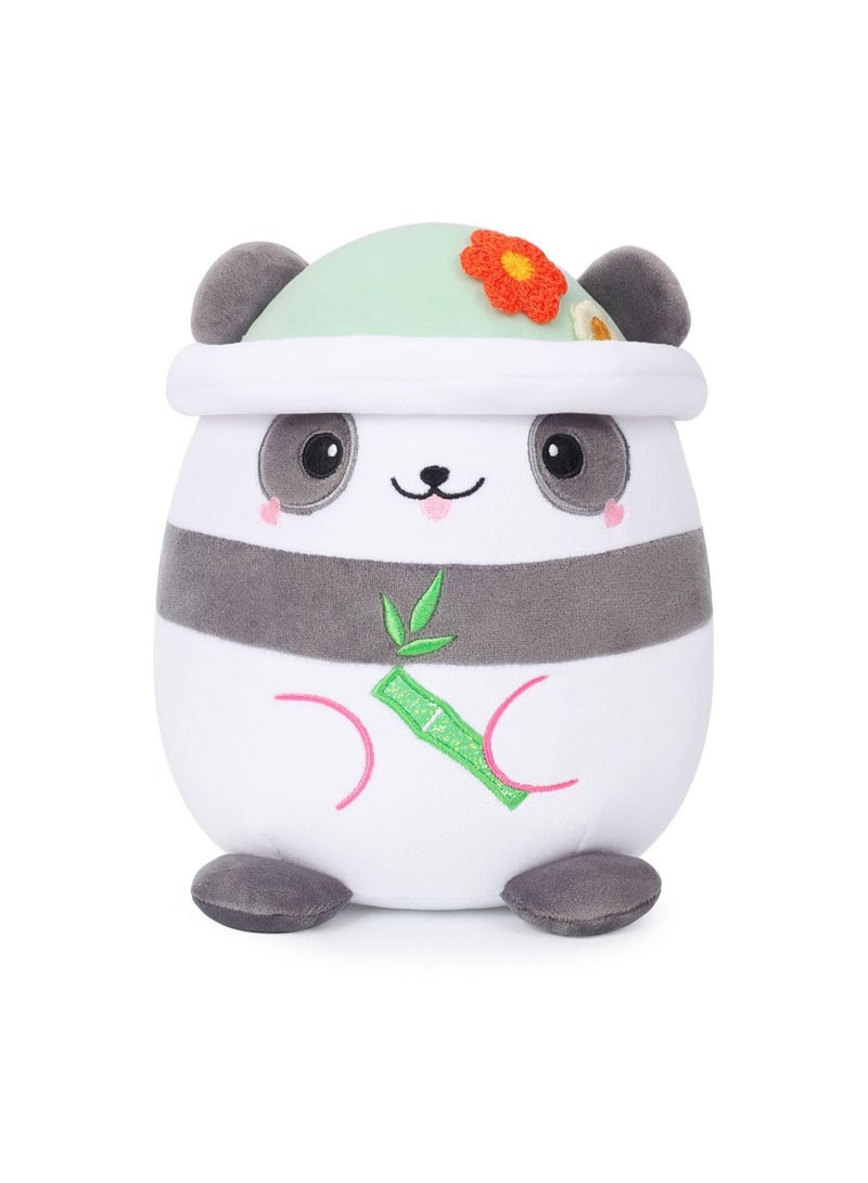 20cm Panda Plush Toy with Hat Cartoon Animal Doll | Suitable as a gift for children over 3 years old - Image 1