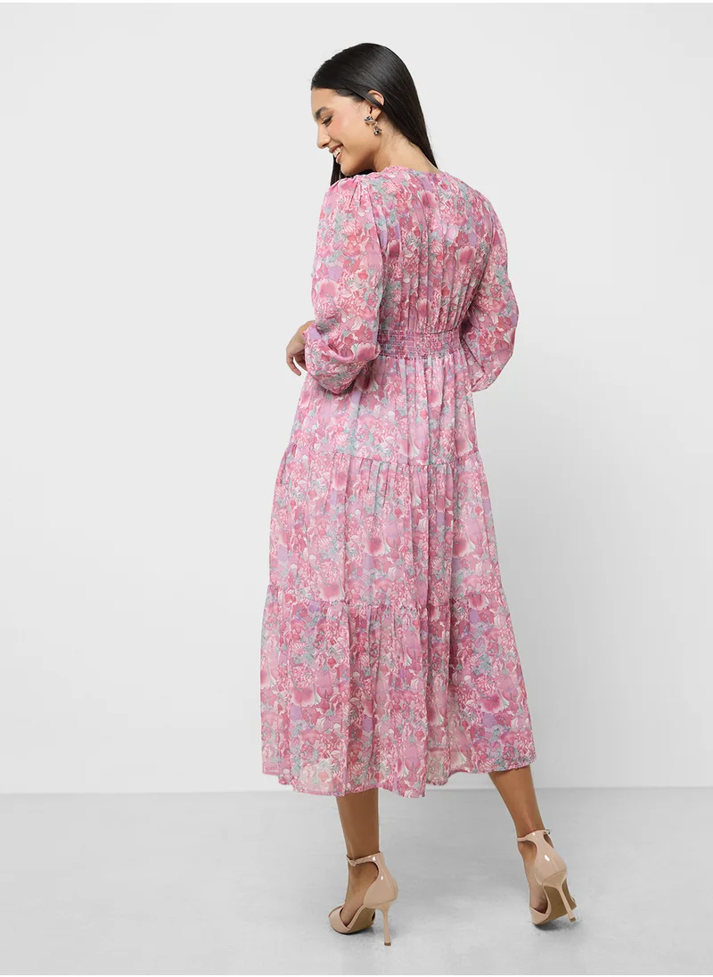 ايلا Floral Print Dress