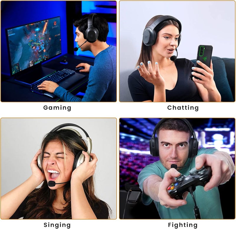 weishan Barracuda X Mic Replacement for Razer Barracuda X Wireless Gaming Headphone, Detachable 3.5mm Noise Cancelling Microphone for Xbox One, PS4, PS5, PC - Image 5