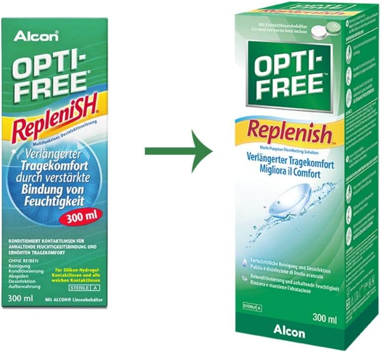 OptiFree Replenish Soft Contact Lens Solution 300ml - Image 2
