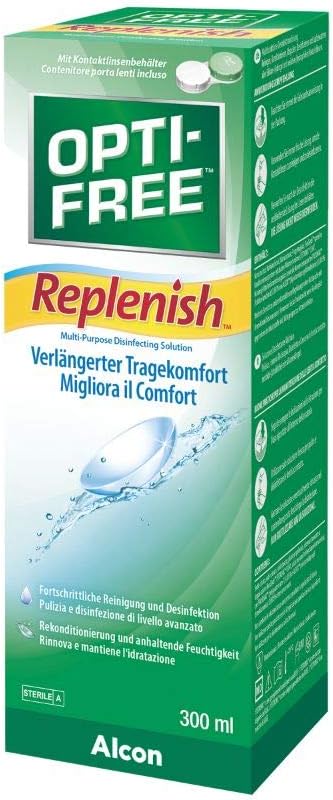OptiFree Replenish Soft Contact Lens Solution 300ml - Image 1