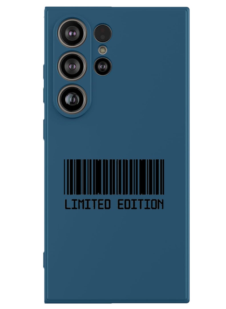 Theodor Protective Slim Fit Case Liquid Silicone Cover with Full Body Protection Anti-Scratch Shockproof Case For Samsung Galaxy S25 Ultra (Blue) - Limited Edition  - Image 1
