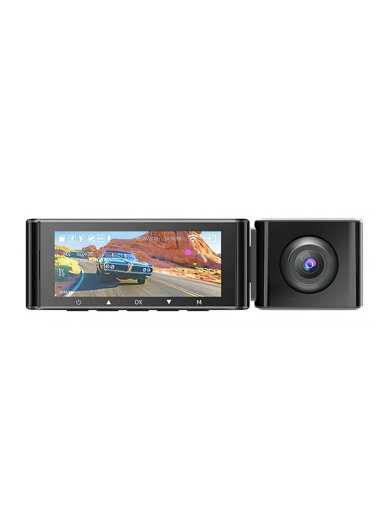 Generic - Jiekemi KM800 Smart Dash Cam 4K HD With Built-in WiFi & GPS WDR Function Gravity Sensor Super Night Vision Camera - Black - Image 1