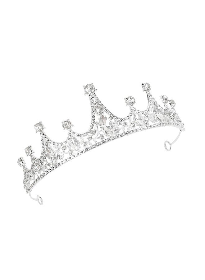 Silver Crystal Tiaras Crown Headbands for Women Girls Kids Birthday Princess Crowns Party Scene Hair Accessories for Bridal Wedding Prom Parties Festival Gifts - Image 1
