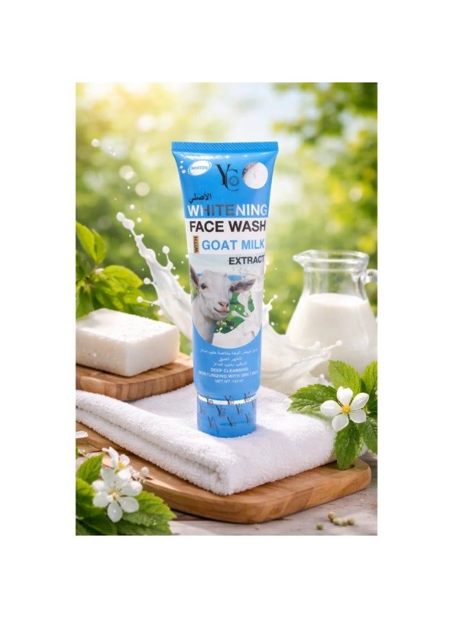 YC Whitening Face Wash with Goat Milk Extract, 100ml - Image 2