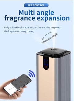 Scenta Flora SCENT INFINITO Essential Oil Diffuser Machine - Standalone Aromatherapy Device, Covers 2500 m³, Whisper-Quiet, Elegant Design, Magnetic Anti-Theft Lock, App Intelligent Control (Silver)  - Image 5