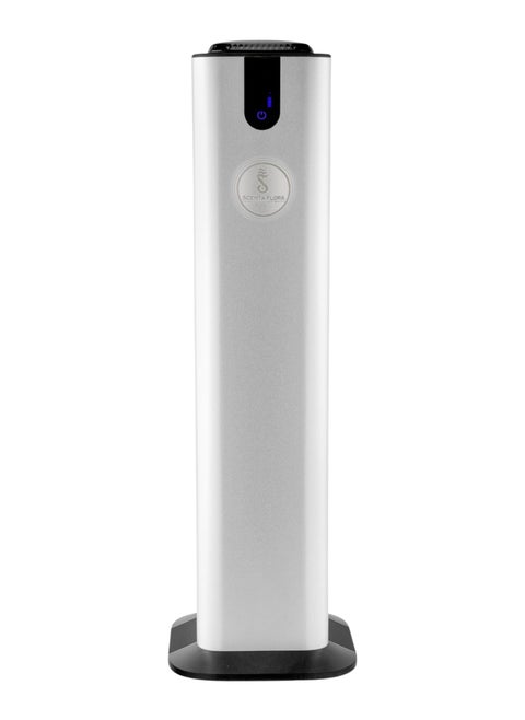 SCENT INFINITO Essential Oil Diffuser Machine - Standalone Aromatherapy Device, Covers 2500 m³, Whisper-Quiet, Elegant Design, Magnetic Anti-Theft Lock, App Intelligent Control (Silver)