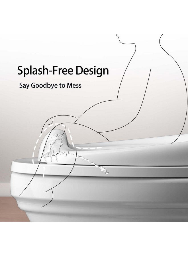 RT مقعد تدريب الحمام R&T للأولاد والبنات، يناسب المراحيض الطويلة، مطاط مضاد للانزلاق وحاجز رذاذ، سهل لتدريب الأطفال على استخدام الحمام، سهل التخزين - Image 2