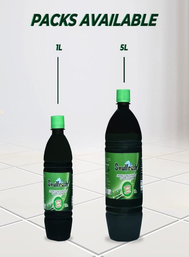 SOULFRESH Strong Concentrated Green Floor cleaner Phenyl liquid 500ml for school, hospitals, home, Office - Image 5