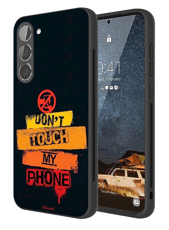 Tolwak Samsung Galaxy S23 Plus 5G Protective Case Cover Do Not Touch My Phone - Image 1