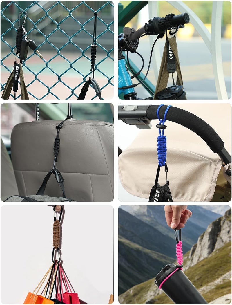 DDOUT Paracord Keychain D-Carabiner Clip - Image 5