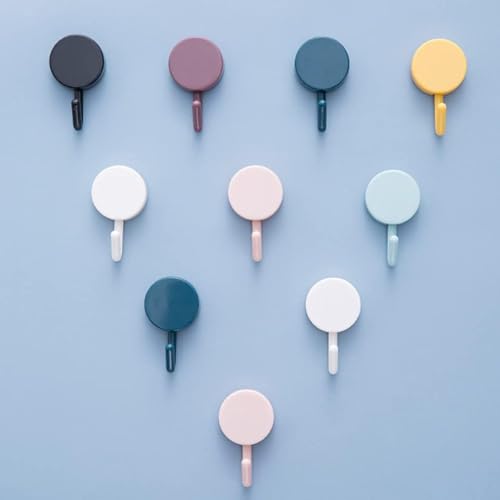 Boniry 10 Pcs Multi Wall Hooks for Without Drilling | Self Adhesive Heavy Duty Mutipurpose Hook | wall Photo Hanger Hook | Adhesive wall Hook 5 kg Capacity - Image 1
