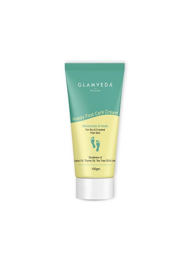 Glamveda Happy Foot Care Crack Cream For Moisturizes Suitable For Dry & Cracked Foot Skin100Gm - Image 1