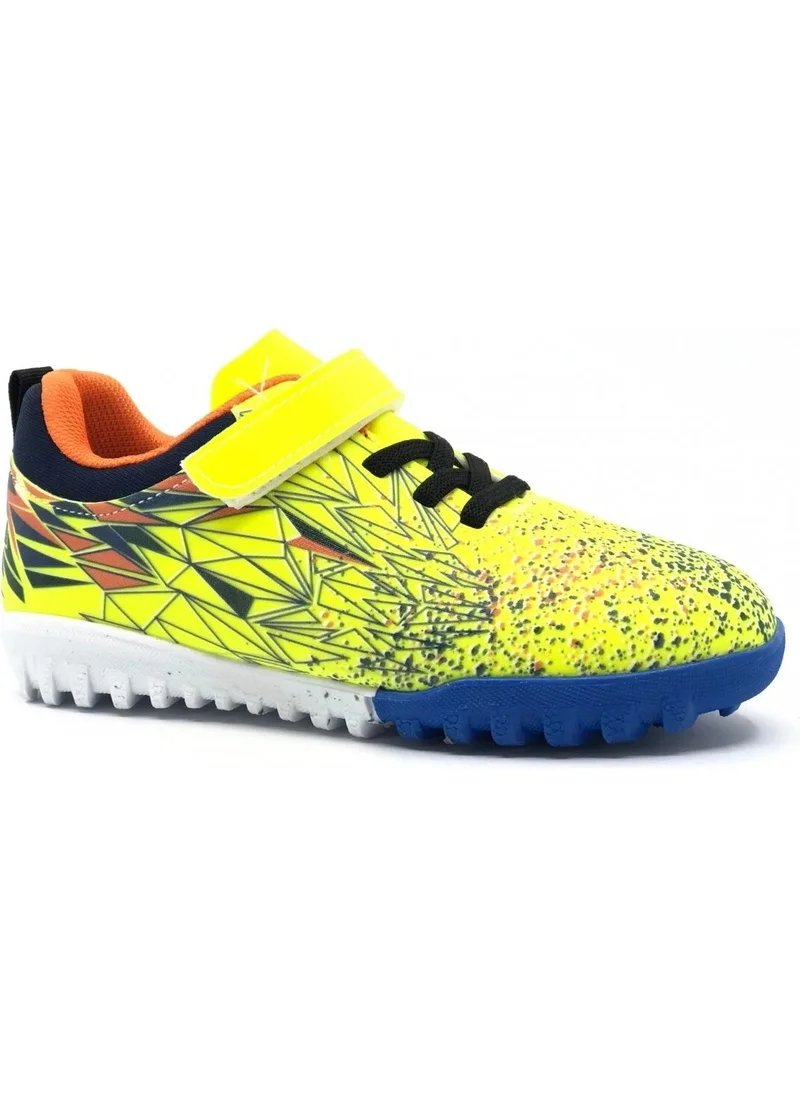 Cool Messi Yellow Boys Indoor Football Shoes