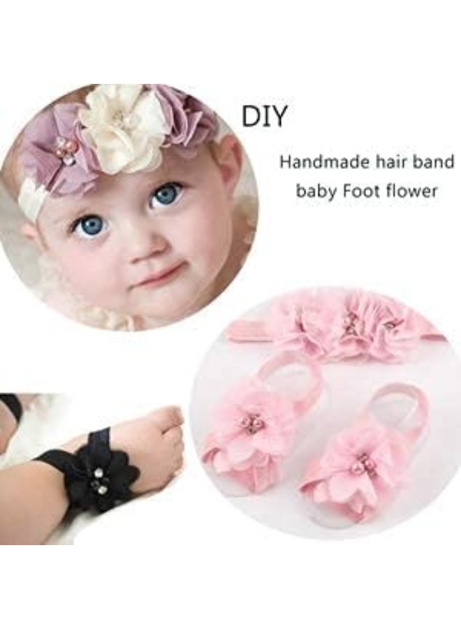 Arlai Arlai Pack of 40 Interchangeable Elastic Headbands Baby Girl Headbands 20 Colors DIY Accessories for Flower Or Bows Headband  - Image 3