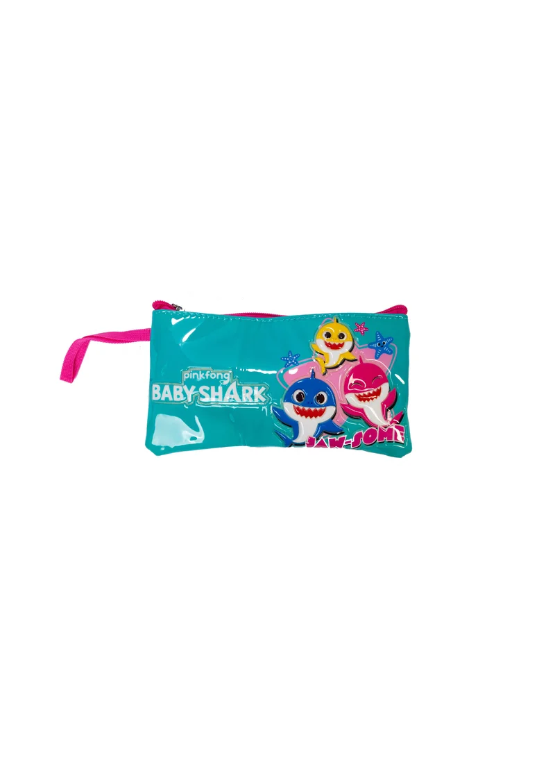 BABY SHARK BABYSHARK 14' TROLLEY BAG, LUNCH BAG, PENCIL CASE