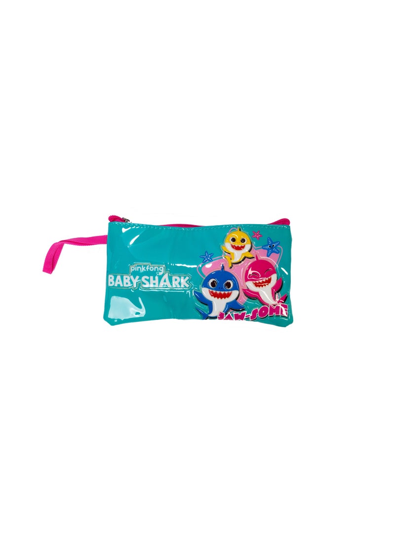 BABY SHARK - BABYSHARK 14' TROLLEY BAG, LUNCH BAG, PENCIL CASE - Image 1