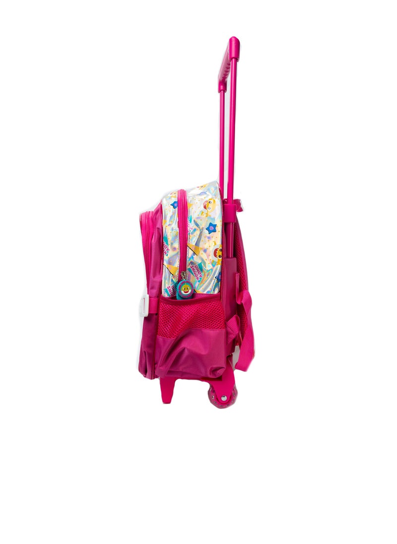 BABY SHARK - BABYSHARK 14' TROLLEY BAG, LUNCH BAG, PENCIL CASE - Image 1