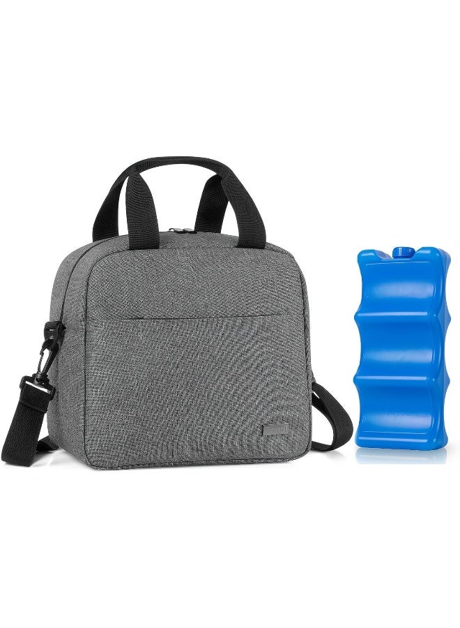 Teamoy Breastmilk Cooler Bag with Ice Pack, Travel Baby Bottle Carrier Tote Bag Fits Up to 6 Large 9 Ounce Bottles - Image 1