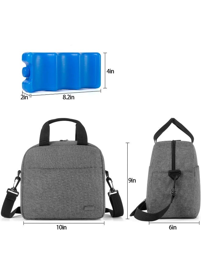 Teamoy Breastmilk Cooler Bag with Ice Pack, Travel Baby Bottle Carrier Tote Bag Fits Up to 6 Large 9 Ounce Bottles - Image 5