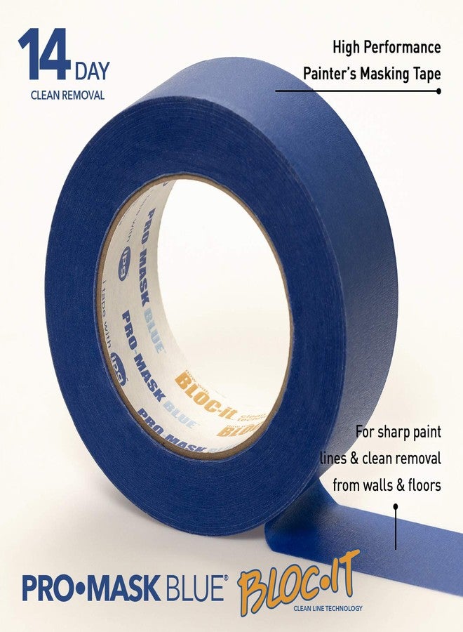 IPG 9533-2 ProMask Blue with BLOC-It, Premium 14-Day Masking Tape, 1.88" x 60 yd, Blue, (Single Roll) - Image 2