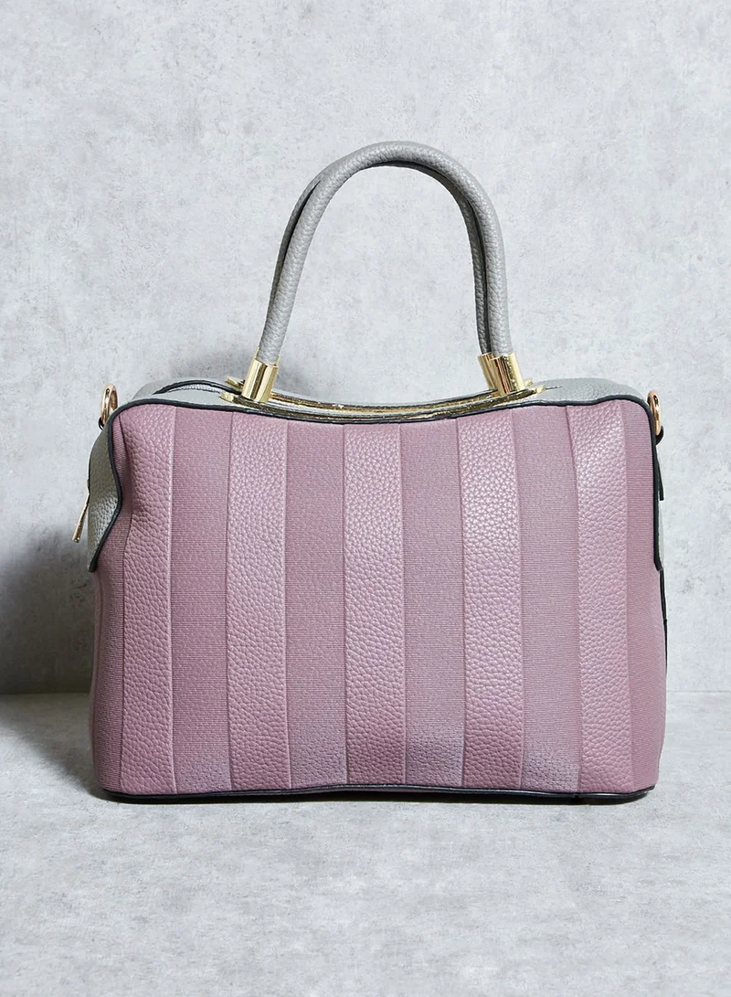 Ginger Panel Satchel