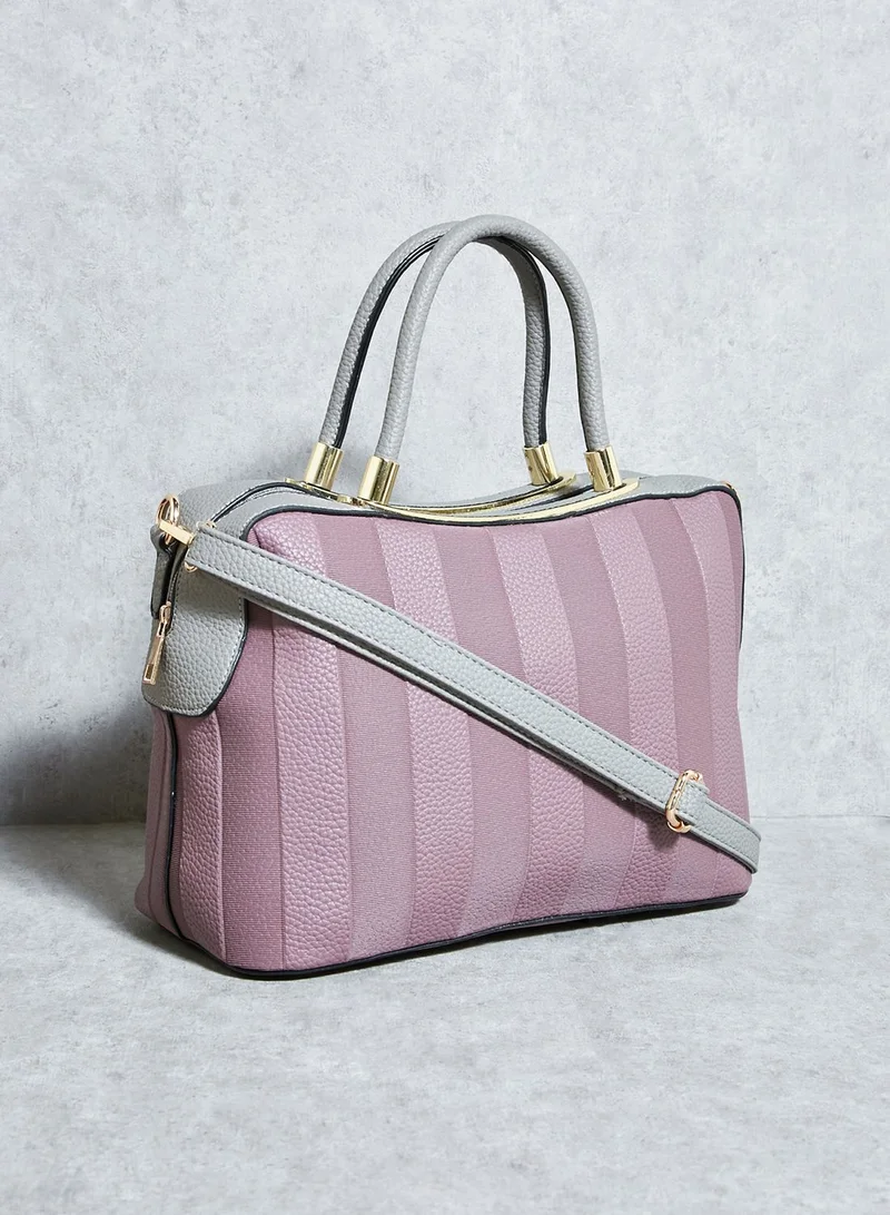Ginger Panel Satchel
