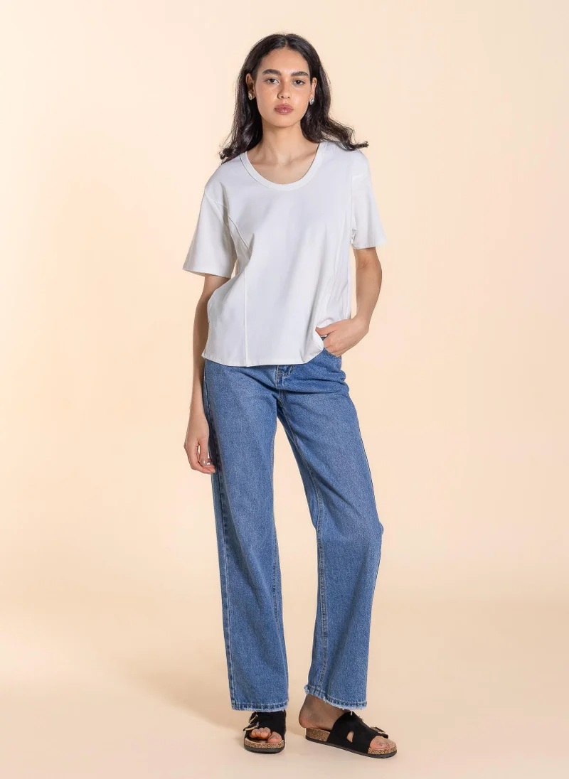 SHAPES COMFORT DETAILED T-SHIRT