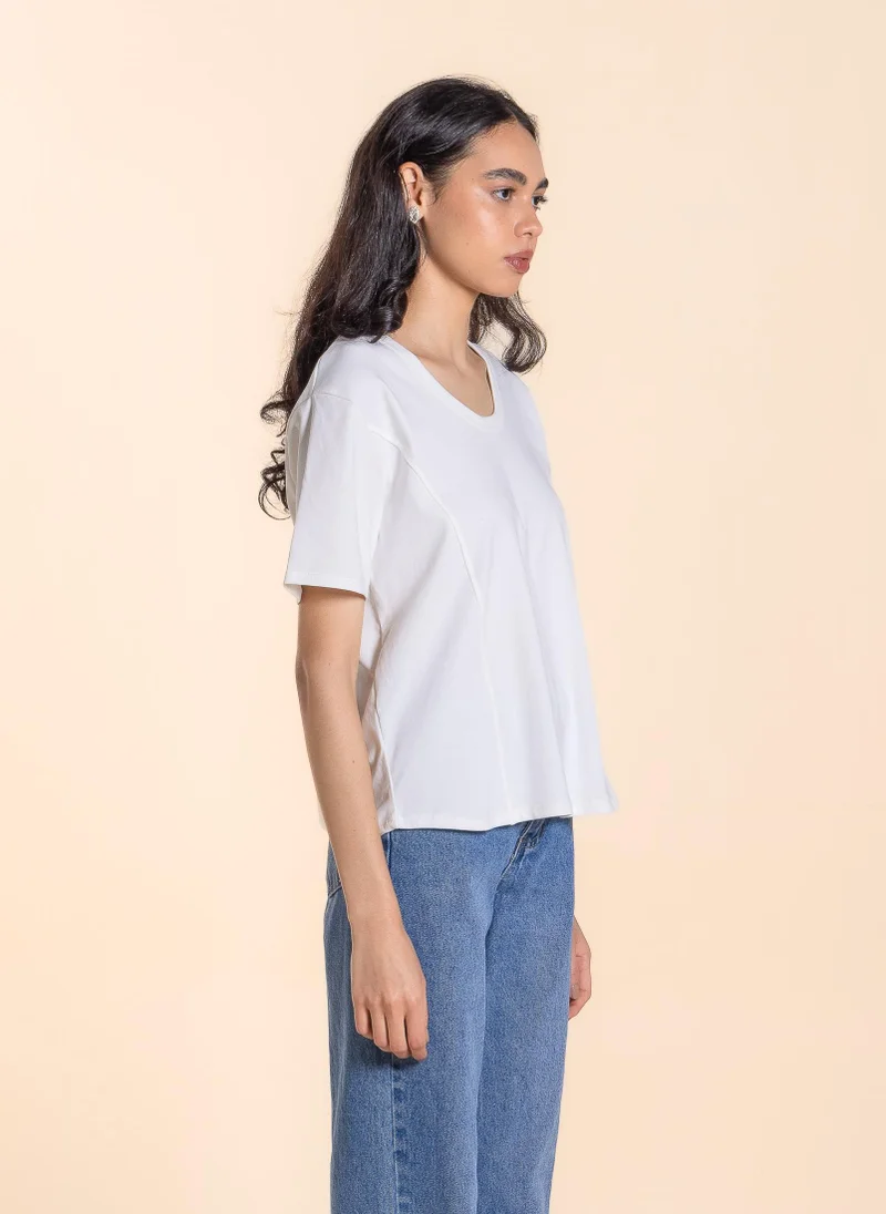 SHAPES COMFORT DETAILED T-SHIRT