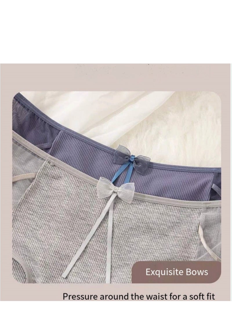 70-120kg Free size Womens Underwear Cotton Bikini Panties High Cut Lace Panty Stretch Hipster Underpants Ladies Briefs - Image 3