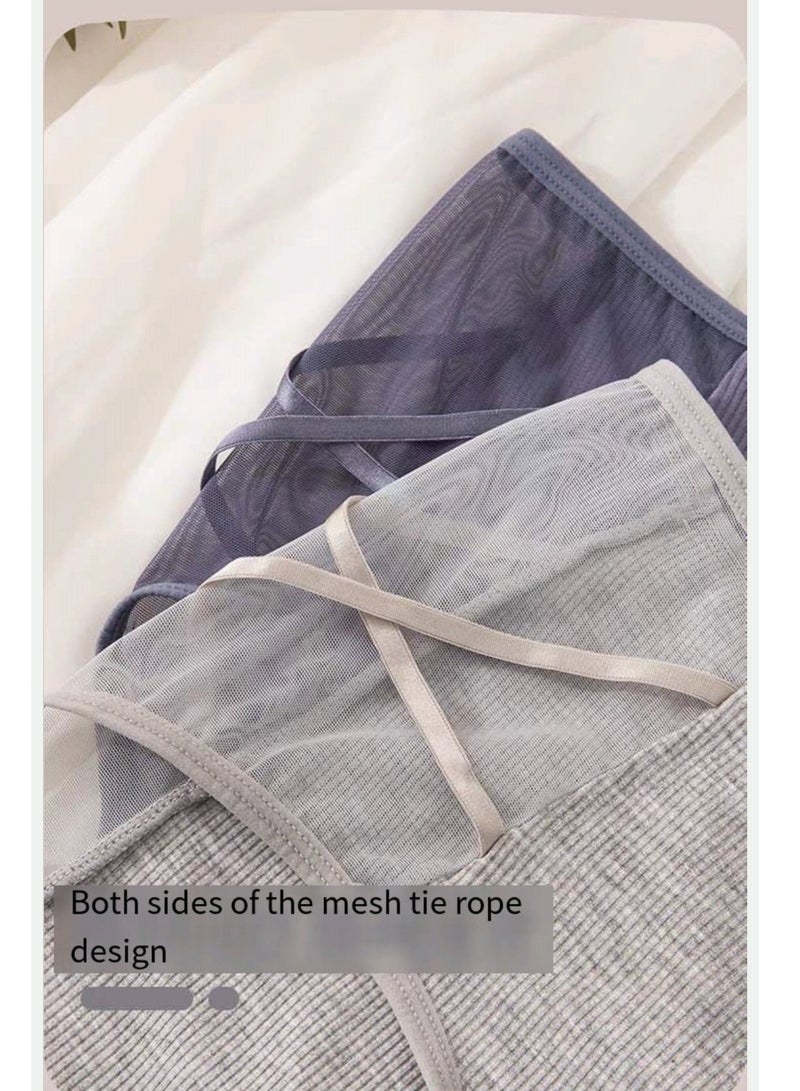 70-120kg Free size Womens Underwear Cotton Bikini Panties High Cut Lace Panty Stretch Hipster Underpants Ladies Briefs - Image 4