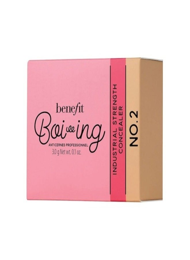 benefit - Benefit Boi-ing Industrial Strength Concealer 2 - light-medium 0.1 oz / 2.8 g – Full-Coverage Matte Concealer - Image 1