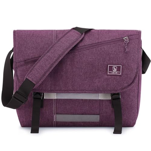 OIWAS Messenger Bag for Women, 15.6 Inch Laptop Crossbody Bags Men Casual Satchel Shoulder Bag College Travel Office Briefcase - Image 1