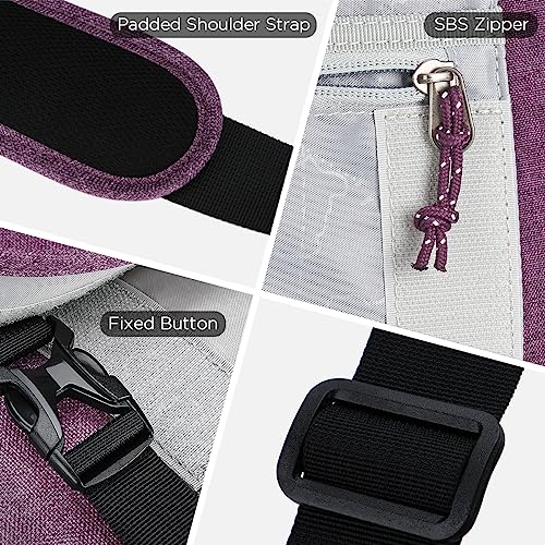 OIWAS Messenger Bag for Women, 15.6 Inch Laptop Crossbody Bags Men Casual Satchel Shoulder Bag College Travel Office Briefcase - Image 4