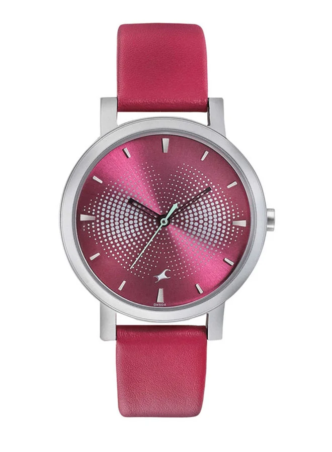 fastrack Leather Analog Wrist Watch 6213SL03