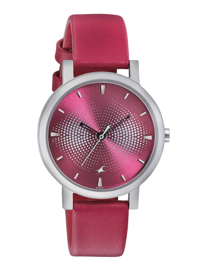 fastrack Leather Analog Wrist Watch 6213SL03 - Image 2