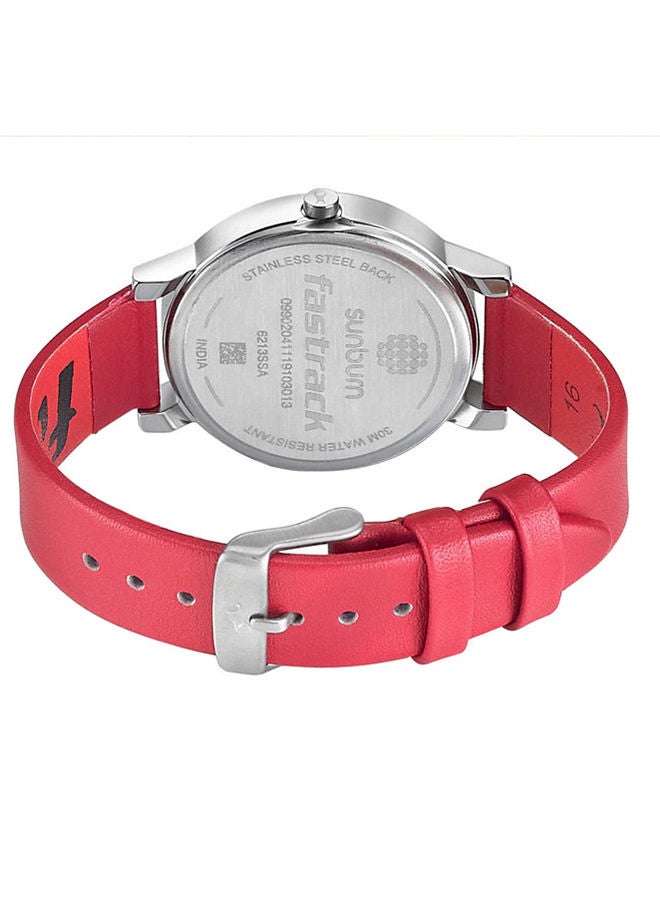 fastrack Leather Analog Wrist Watch 6213SL03 - Image 5