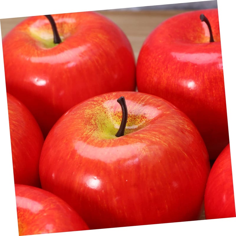 8Pcs Realistic Artificial Fruit Decor Props For Kitchen Home Wedding Photography Display - Image 3