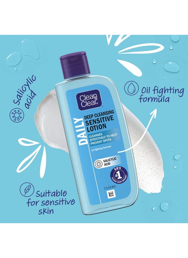 CLEAN & CLEAR Clean & Clear Deep Cleansing Lotion - Sensitive (200ml)  - Image 3